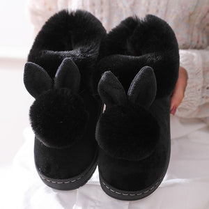 Fluffy Warm And Soft Bunny Slippers for Winter